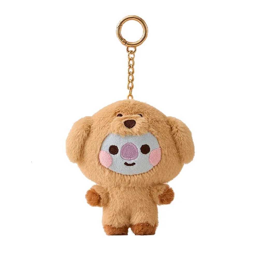 Anime Kawaii BABY Zoo Series Plush Doll Keychain Cute Cartoon Doll School Bag Pendant Decoration Birthday Gift Line FriendsT251127