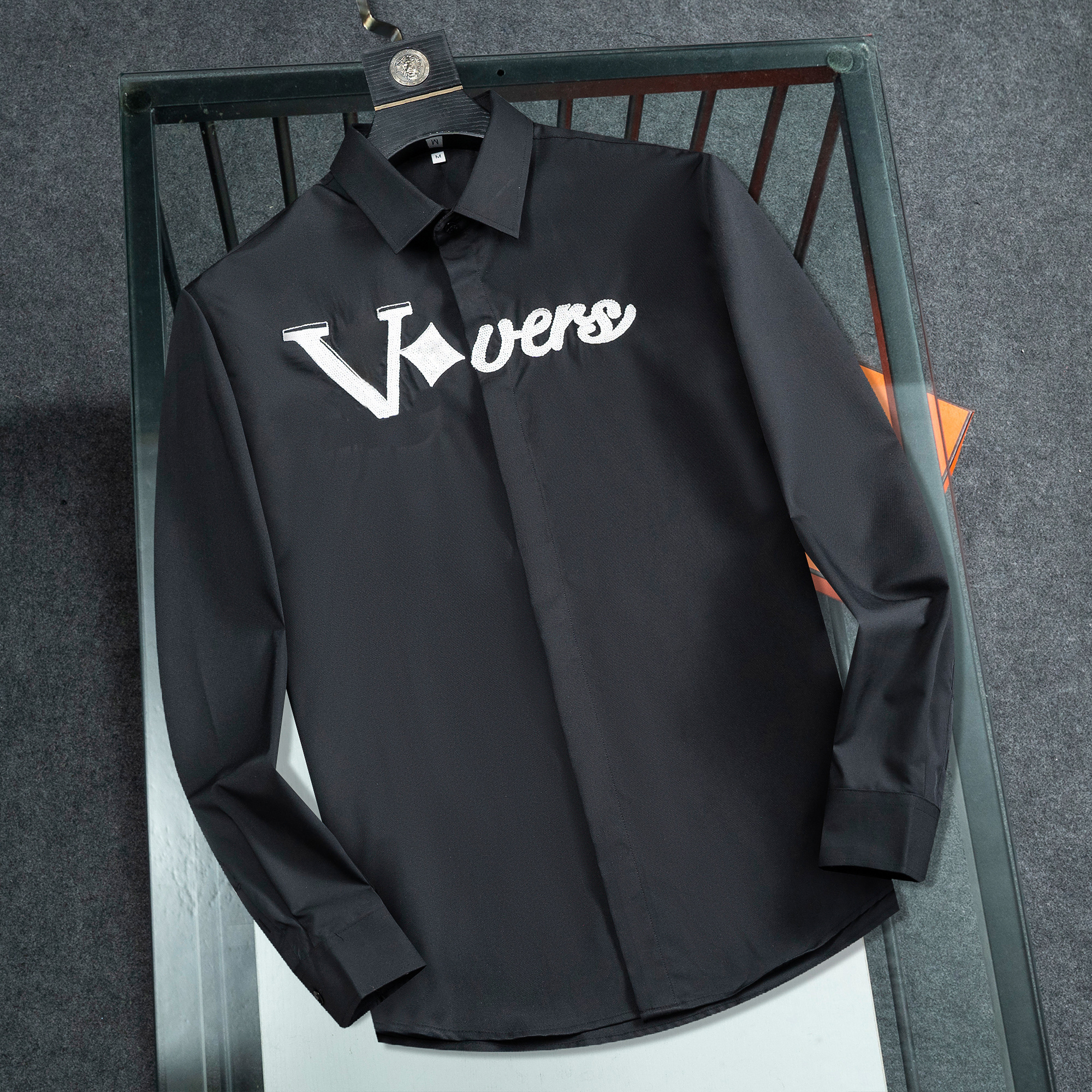 5A Designer Men's tie dress shirt Button Up Dress Shirt Formal Business Casual Longsleeved Autumn Slimming Mens Shirts Breathable Long Sleeve Fashion Casual shirt