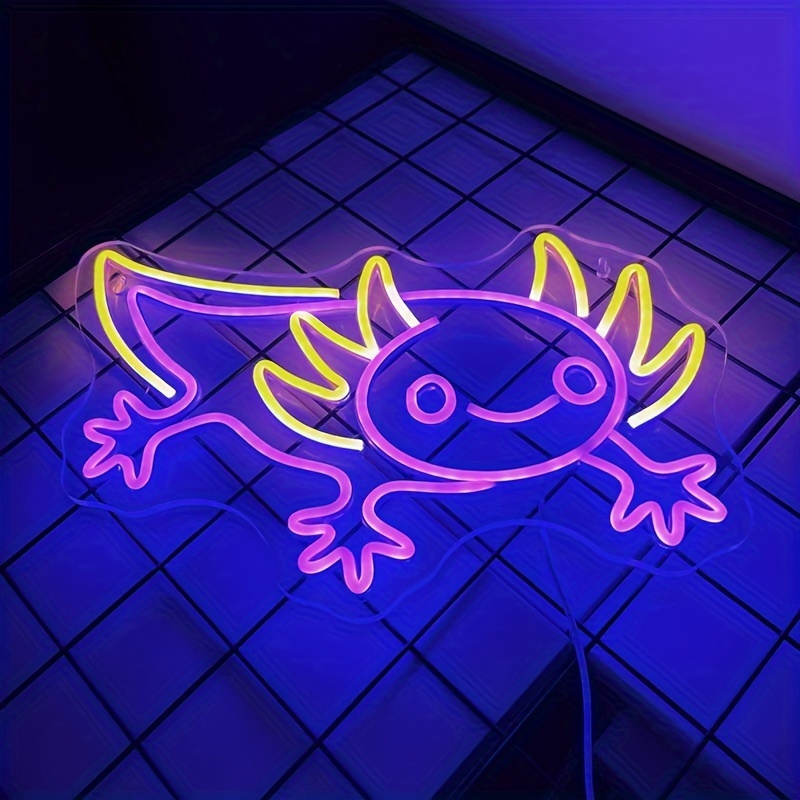 Neon Sign,Anime Neon Sign,Man Cave Decor for Men,Neon Light for Wall,Anime Kawaii Led Decor,USB Powered Led for Home Wall Decor,Boys Room