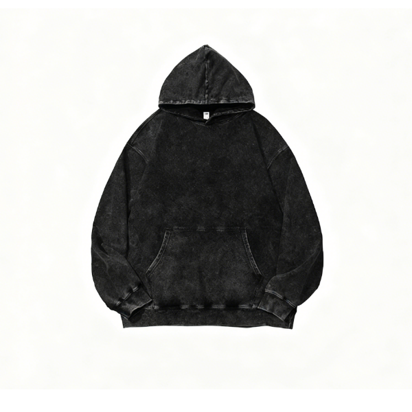 Men's Hoodies Cotton washed vintage hooded sweatshirt Trendy Men's and Women's Loose Tie-Dye 100% Cotton Top for Autumn and Winter