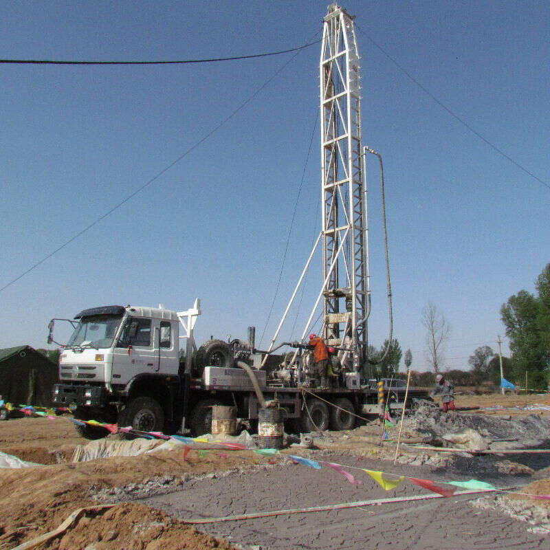 All-Terrain Truck Mounted Grinding Disc Drill Rig, Hydraulic Drilling System for Mining & Water Wells