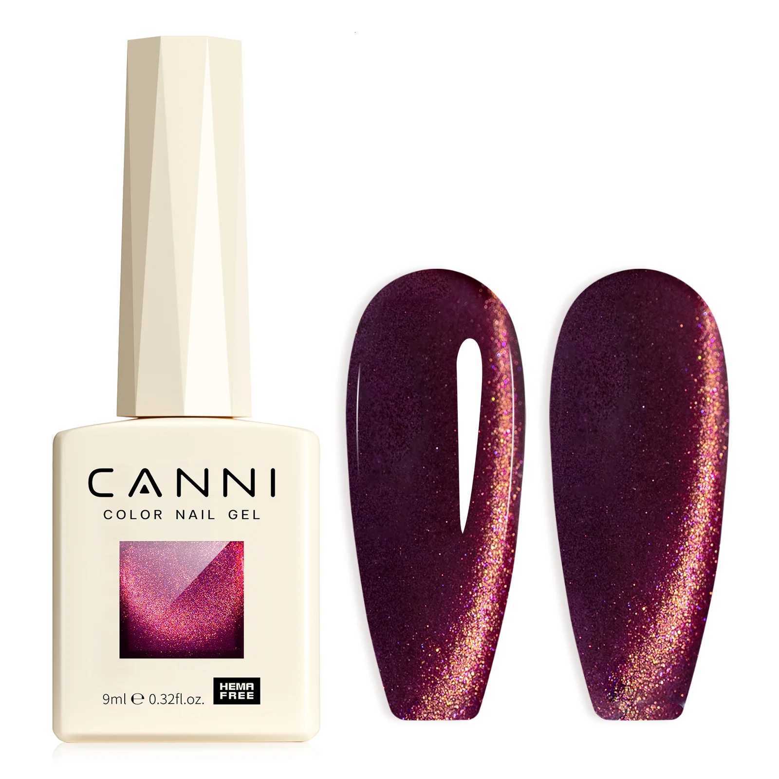 8047 CANNI Cat Eye Gel Nail Polish TPO/Hema Free Soak Off UV LED Gel Varnish Super Glossy Glitter Diamond Semi Permanent 9MLT251127