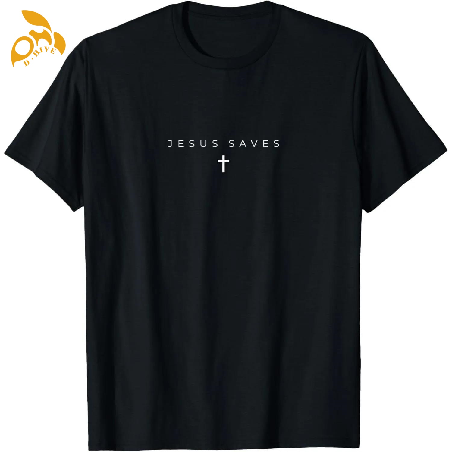 Free Shipping Designer Men's Women's Casual shirt Short Sleeve Round neck 100% Cotton Soft breathable comfortable Classic Jesus Saves