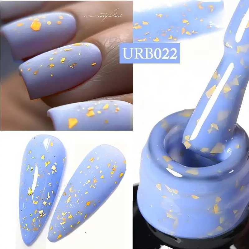 UR SUGAR 7ml Glitter Rubber Base Gel Polish Sparking Sequins Semi Permanent Soak Off UV LED Varnish DIY Nail Art Salon ManicureT251127