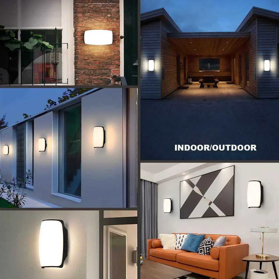 LED outdoor lights waterproof IP66 AC85-265V Motion Sensor light led outdoor wall light outdoor lighting outdoor wall lampM251127