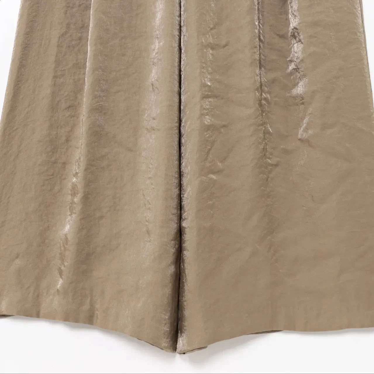 ZBZA Womens Retro Pants with Belt High Waist Pocket Office Double Pocket Solid Straight Wide Leg Pants Summer Fashionable Trousers 250427