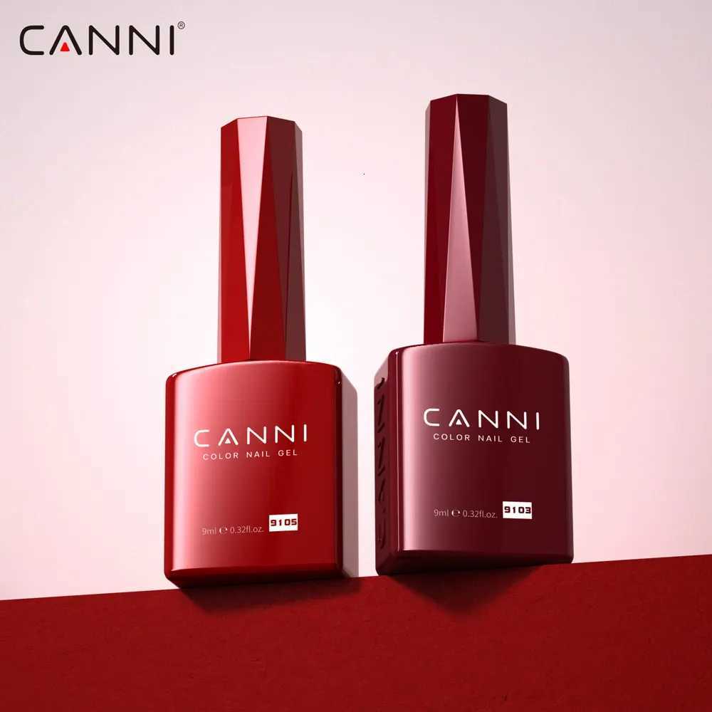 CANNI Gel Nail Polish TPO/HEMA FREE Gorgeous Christmas Red Color Winter Nails Full Coverage Soak Off UV LED Semi Permanent GelT251127