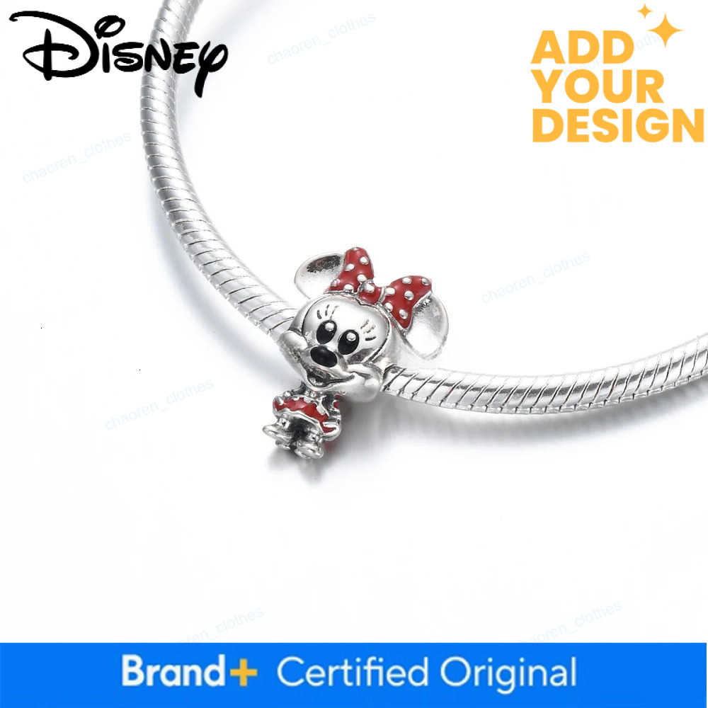 Disney 100th custom Princess Pumpkin Cart Mickey Minnie Dumbo Charm Stitch Beads Fit Original Brand Bracelets DIY Jewelry Gifts Toy W20250712