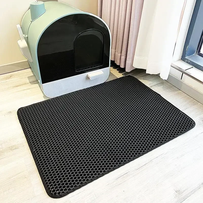 Cat Litter Mat Pet Toilet Waterproof Double Layer Pet Litter Box Mat Nonslip Sand Cat Washable Mat Clean Pad Pet Clean Supplies - view 3