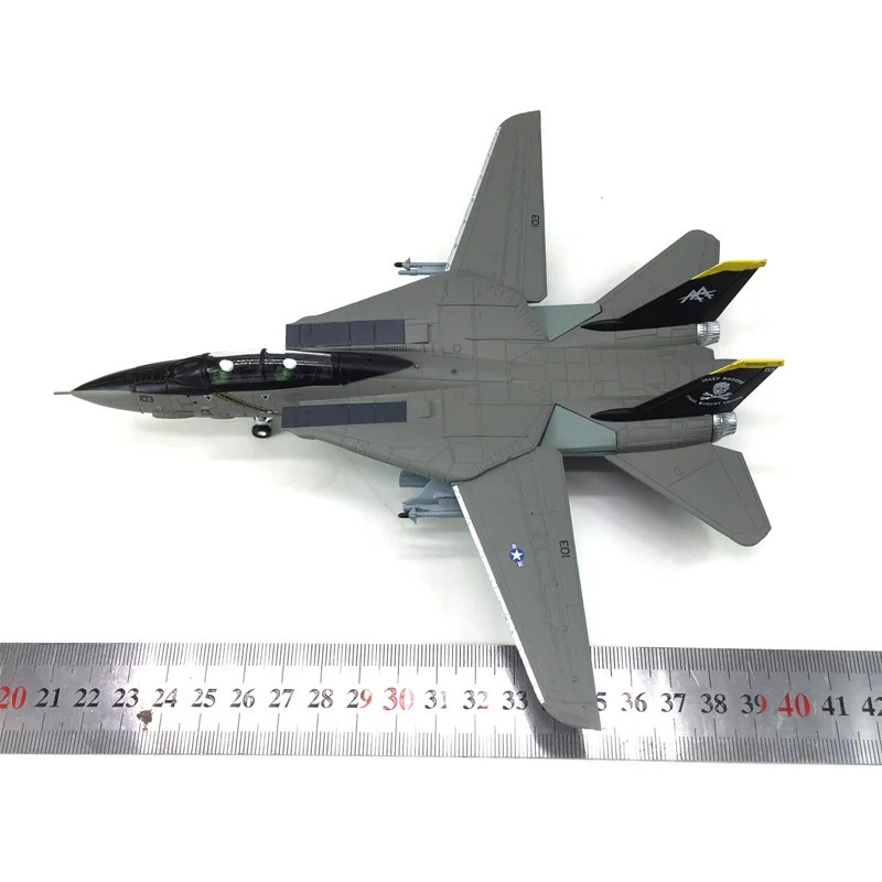 Nsmodel F-14 Tomcat Fighter Jet 1100 Scale Collectible Alloy Airplane Model Fully Assemble Wing Moving Non-Radio Controlled Toy 251111 - view 5