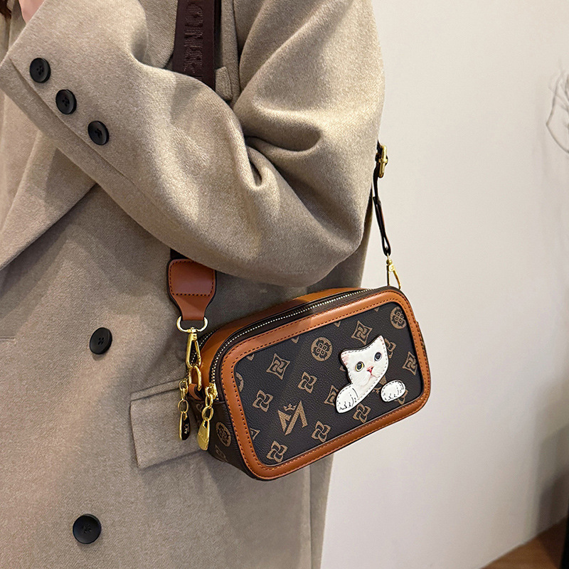 Designer Bag Luxury Bag Hot Free Shipping Designer Shoulder Bags Shoulder Bag Fashionable Versatile Crossbody For Woman Brown Vintage Flap Packet