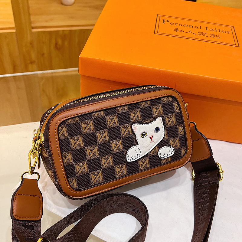 Designer Bag Luxury Bag Hot Free Shipping Designer Shoulder Bags Shoulder Bag Fashionable Versatile Crossbody For Woman Brown Vintage Flap Packet