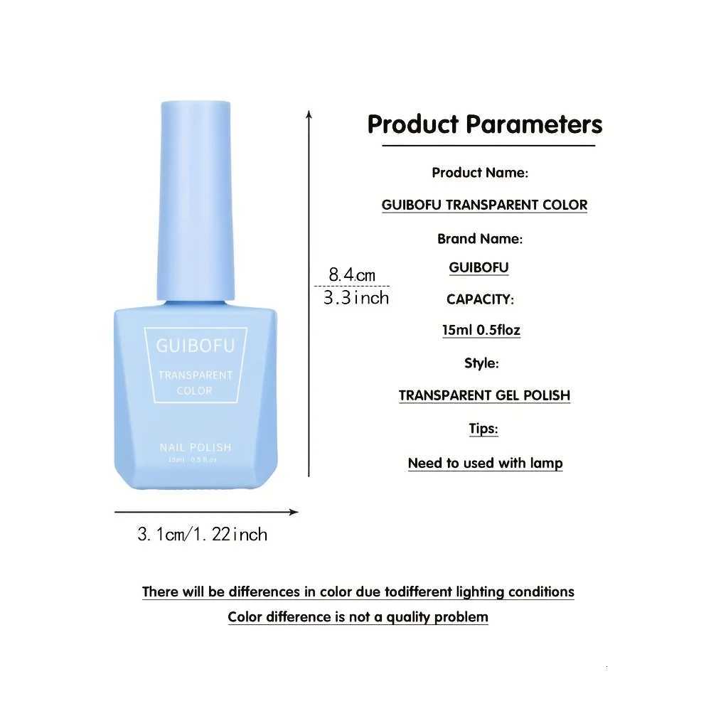 1pc 15ml Milky Jelly Nude Gel Nail Polish Transparent Colors Sheer White Pink Gel Nail Kit For Salon 68 ColorT251127