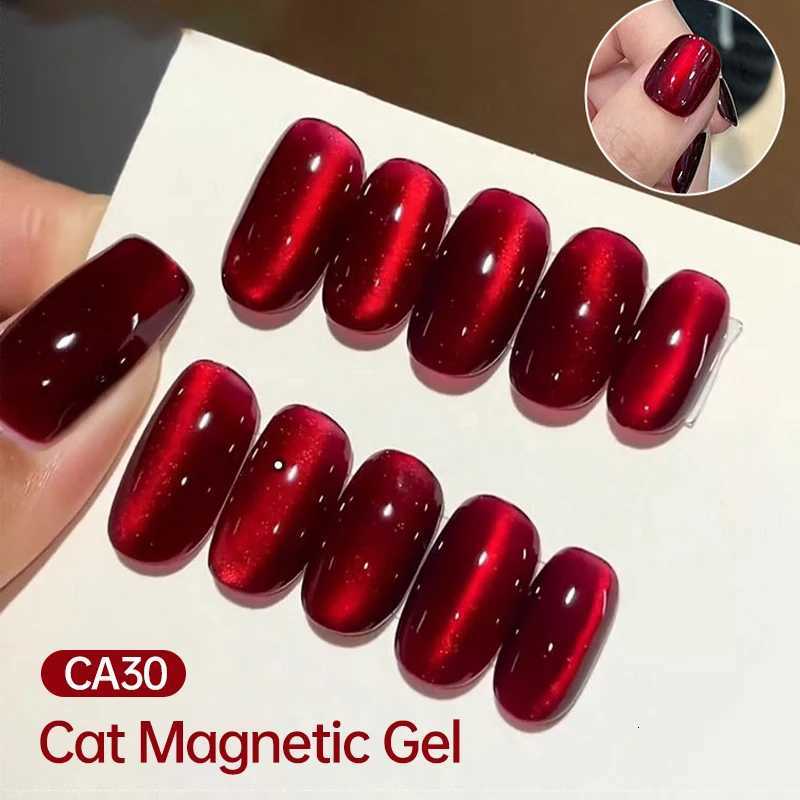 UR SUGAR 15ml Red Pink Cat Magnetic Gel Nail Polish Semi Permanent Soak Off UV LED Painting Vanrish For Manicure DIY DesignT251127