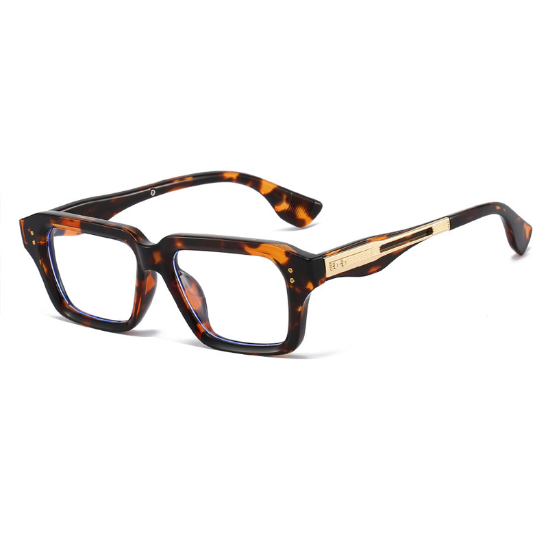 Designer Sunglasses For Women Men Anti-blue Light Plain Lenses Myopia Square Frame Glasses Anti-blue Light Business Glasses