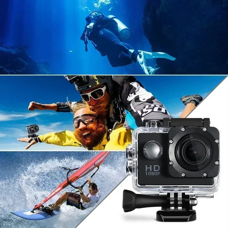 Full HD 1080P Waterproof Camera 20 Inch Camcorder Sports DV Go Car Cam Pro Mini Sports DV Camcorder With Cam Accessories 251121