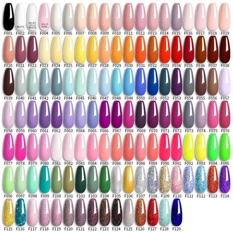 LILYCUTE 184 Colors 7ML Nail Gel Polish Semi-Permanent Glitter Soak Off Base Top Coat UV LED Nail Gel Varnish Nail Art ManicureT251127