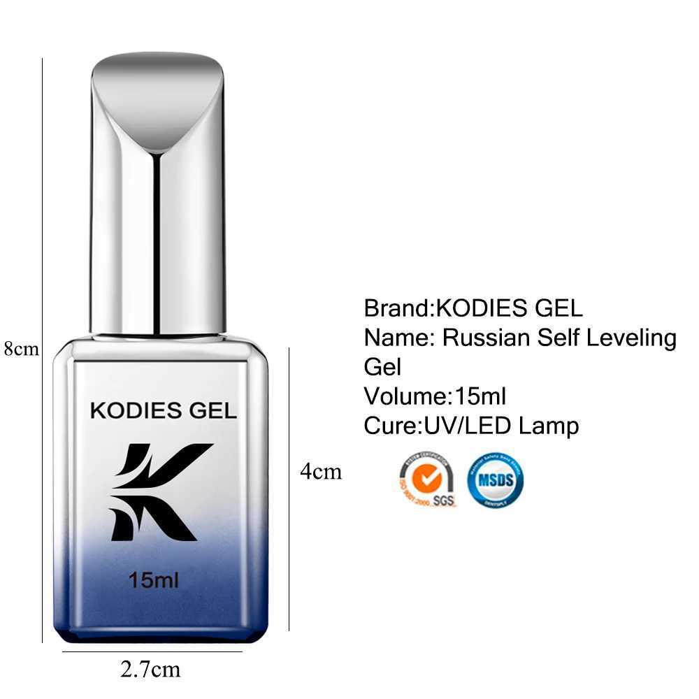 KODIES GEL NEW Self Leveling Gel Nail Polish 15ml Semi Permanent UV Spring Nude Color C Arc French Gel Manicure Salon QualityT251127