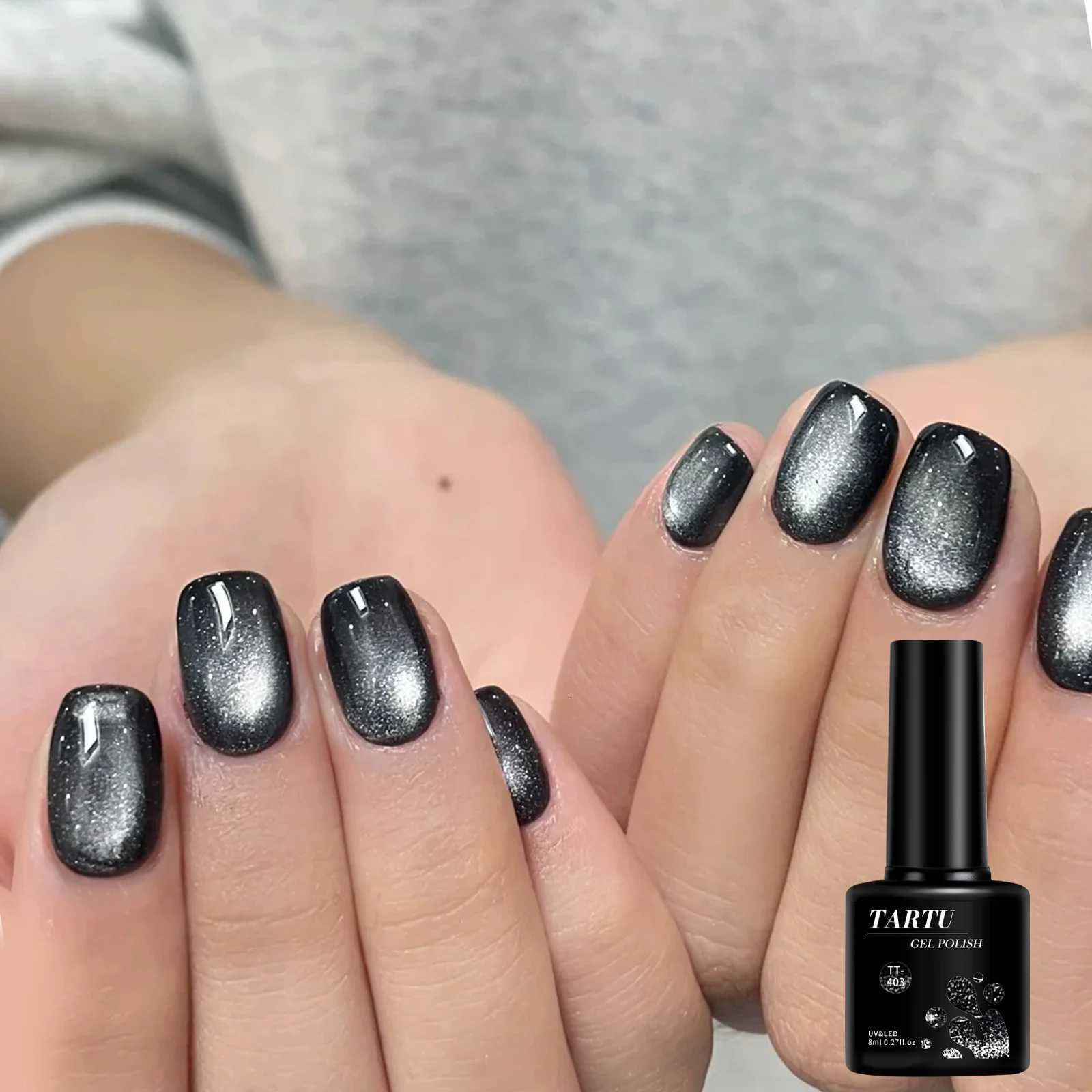 Cat Eye Gel Nail PolishRed Brown black 8ml Soak Off LED/UV Holographic Glitter Nail Artfor Home Salon Manicure Gift for WomenT251127