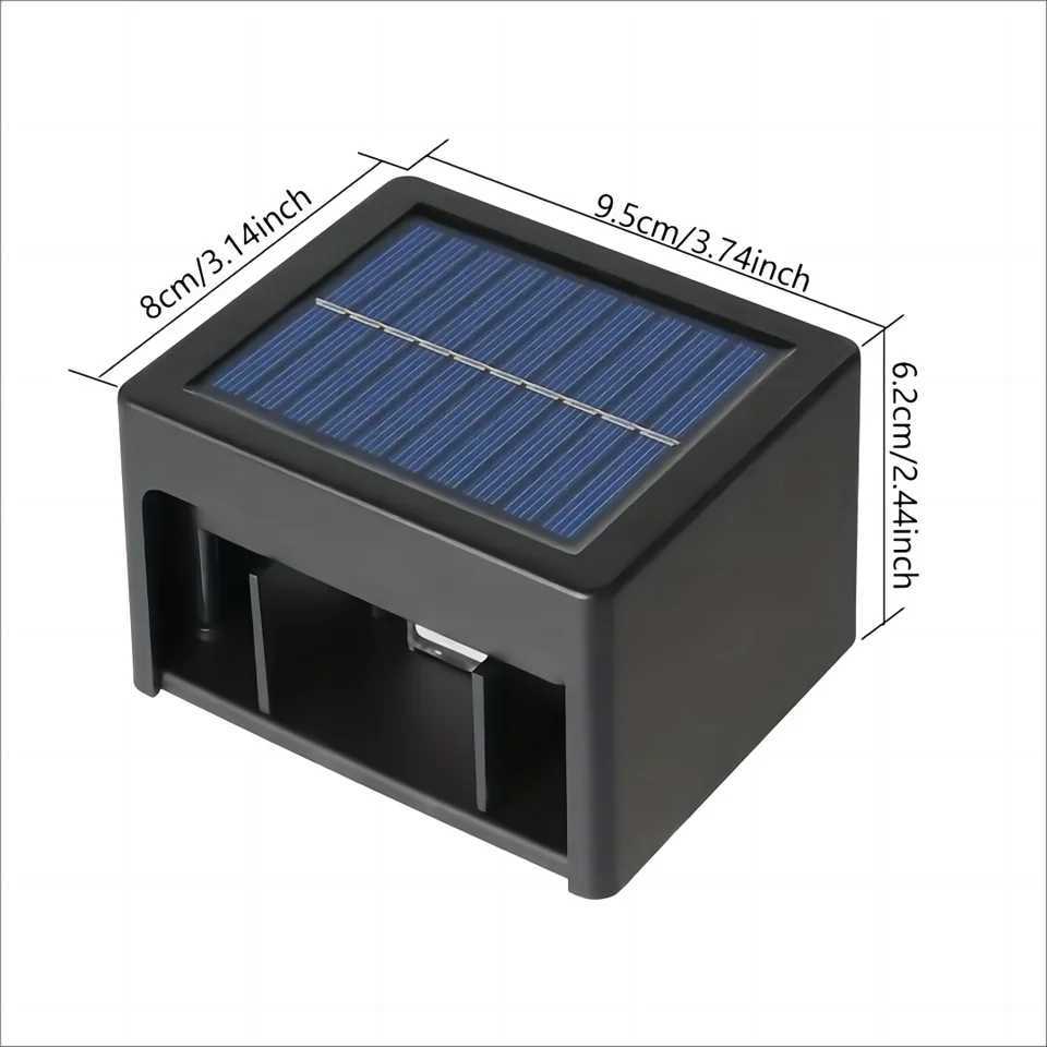 1pc Solar In-Ground Lights Bright Solar Garden Lights Outdoor Waterproof Disk Solar In-Ground Landscape For Pathway Walkway YM251127