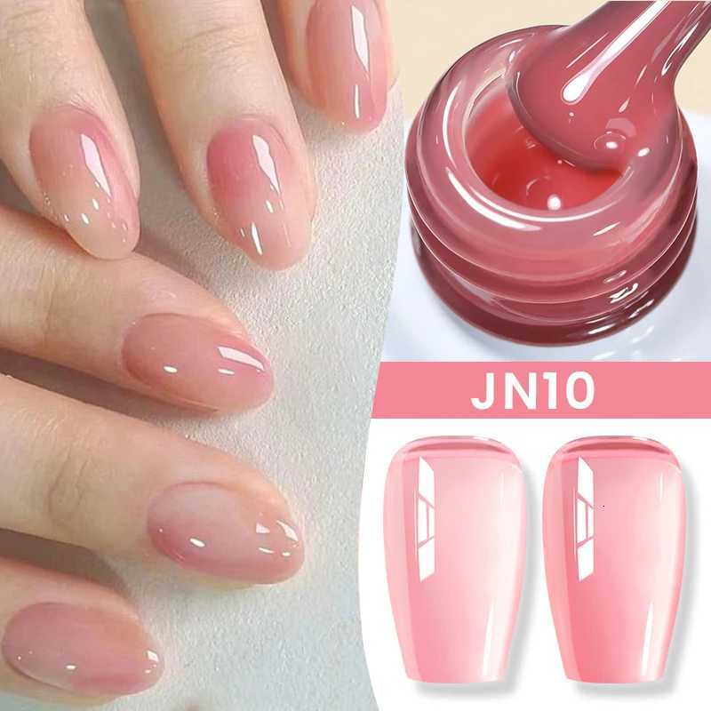 BORN PRETTY 10ml Nude Syrup Gel Jelly Nude Natural Color Semi Permanent Soak Off UV LED Varnish Nail Supplies ManicureT251127