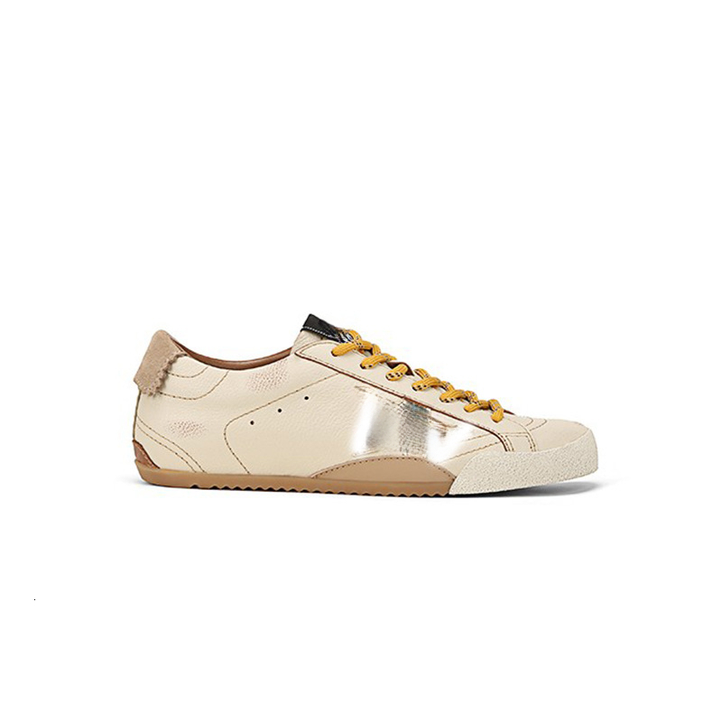 New hot selling trend leather retro women s shoes with increased height multifunctional color matching retro designer shoes trendy casual sports shoes