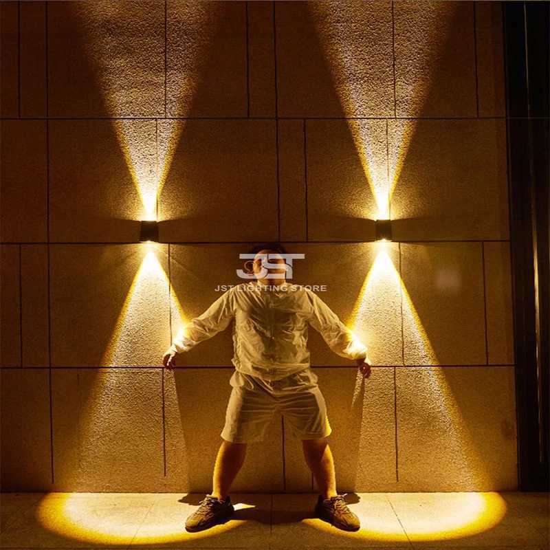 Solar Wall Light Strong Brightness Outdoor Waterproof Home Garden Arrangement Terrace Balcony Atmosphere Decoration Night LampM251127