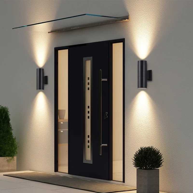 Outdoor Wall Light Up Down Waterproof Exterior IP65 Sconce Lighting Garden Patio Porch Lamp Wall Washer Light Wall spotlightM251127