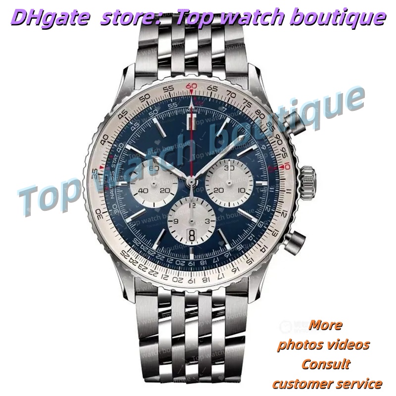 u1 Top Exclusive 50th Anniversary Edition of the Precision-Secured Quartz Chronograph Timepiece by Renowned Brand - Durable Stainless Steel/Leather Options
