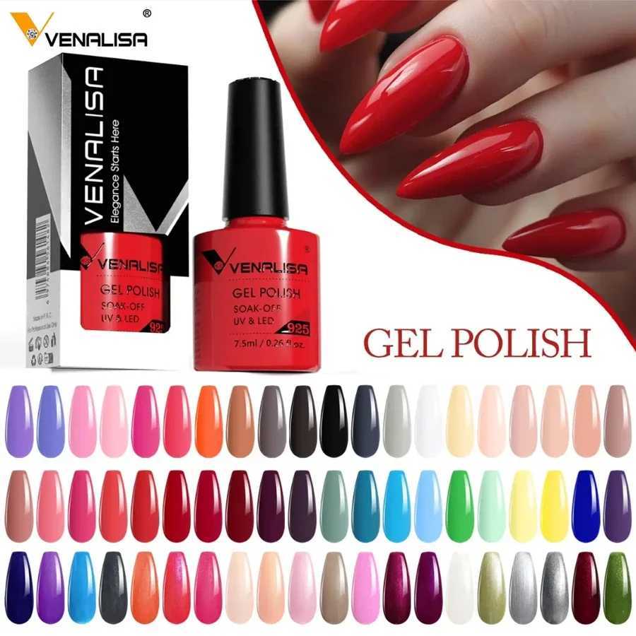 Venalisa 75ml Fashion Shiny Soak Off UV Gel Nail Gel Polish Cosmetics Nail Art Manicure Nails Gel Polish Tips Nail VarnishT251127
