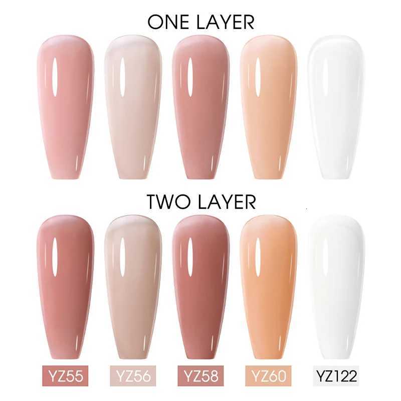 Clou Beaute Solid Gel Nail Polish Milky White Neon Green Color Gel Varnish HEMA TPO FREE Gel Polish Nail Art Semi Permanent NailT251127