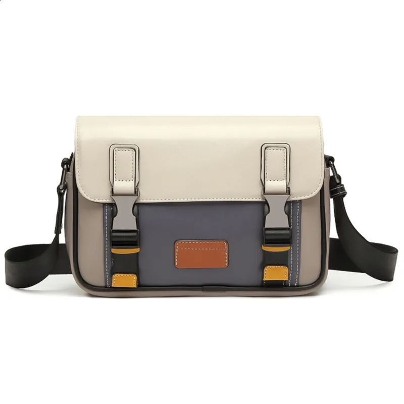 Leather er Mens Messenger Bag Casual Mens Cross Body Bag Mens Strap Bag 250420