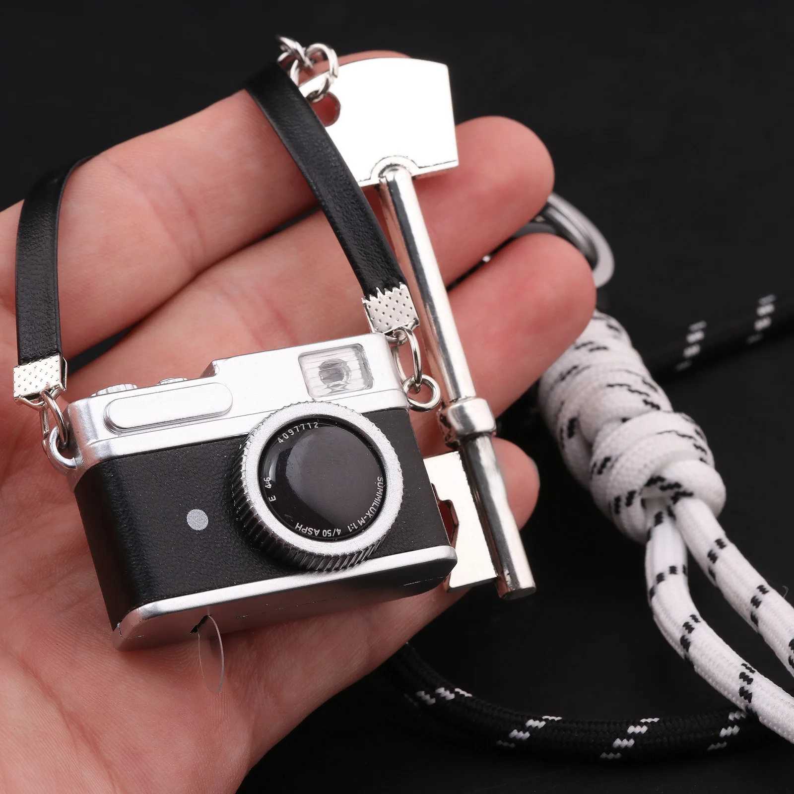 Cute Camera Key Black Eight Bag Keychain DIY Fashion Bag Charm Keychain For Women Bag Charm Cute Accessories Jewelry GiftsT251127