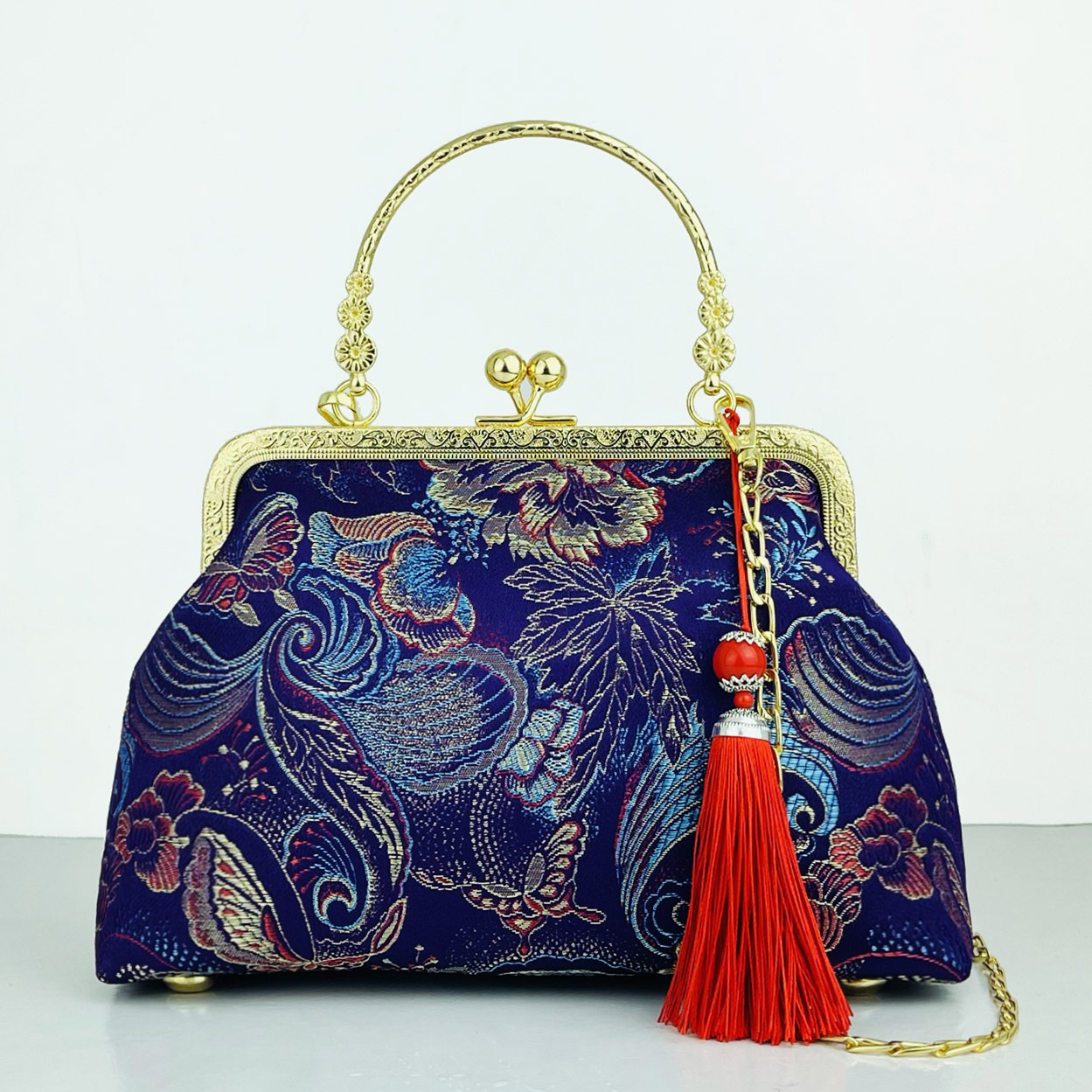 New Cheongsam Bag Chinese Style Embroidery Women's Bag Retro Gift Bag Handheld Crossbody Bag Versatile Ancient Style Small Bag 8aa