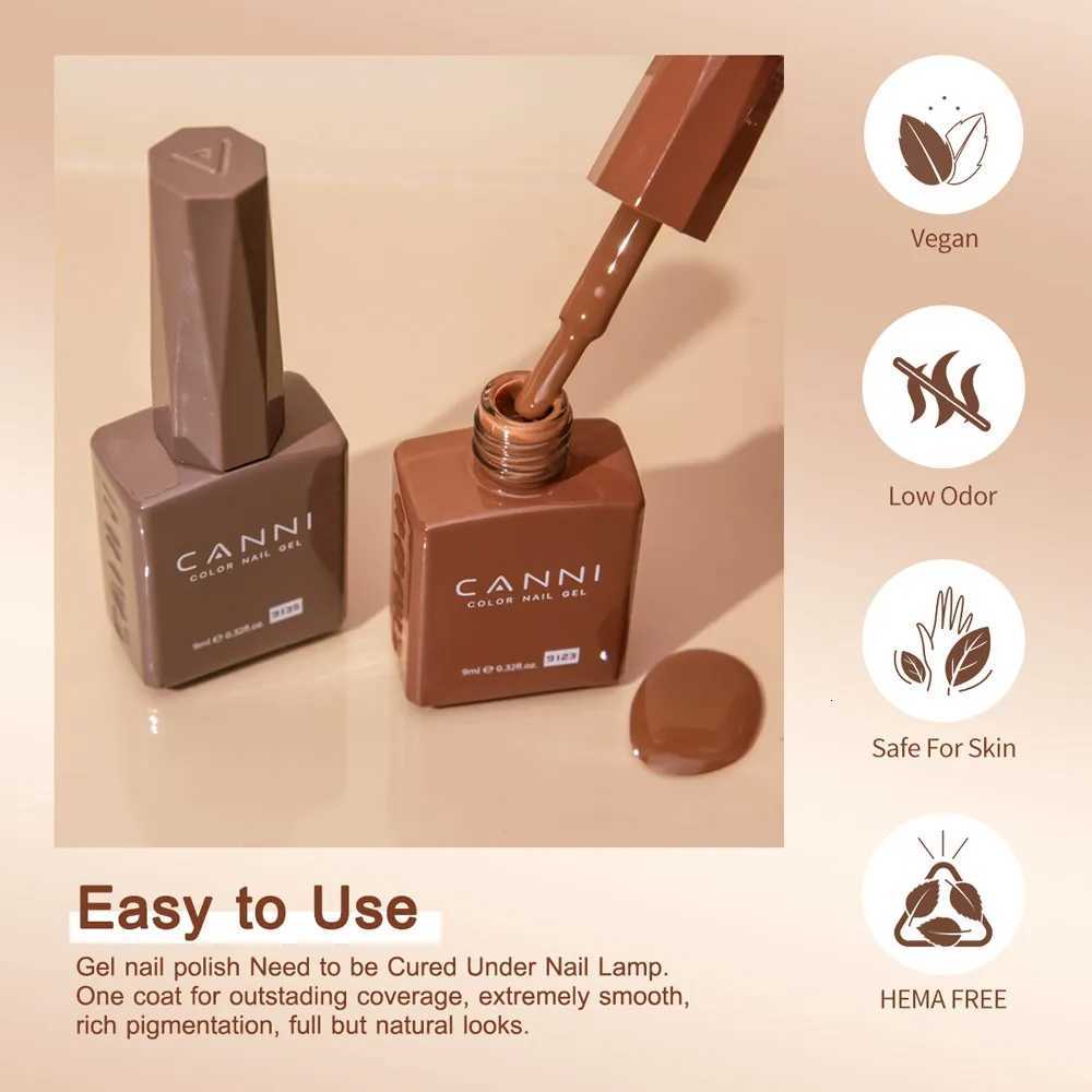 CANNI 9ml TPO/HEMA FREE Gel Polish Winter Colors Manicure Nail Art Salon Varnish Soak off Enamel UV LED Nail Polish Gel DIYT251127