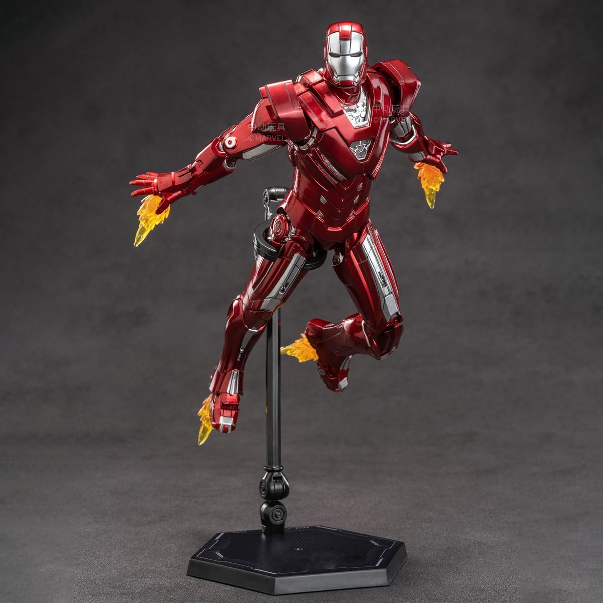 Authentic authorization Marvel ZD Toys Iron Man MK33 Model 7inches Action Figures Tony Stark Iron Man 1/10 Avengers Genuinely Collect Model Ornaments 
