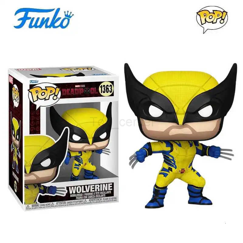 Disney Funko POP Original Deadpool Anime Figure Wolverine Action Figure Toys for Boys Girls Kids Gift Collectible Model Ornaments H251127