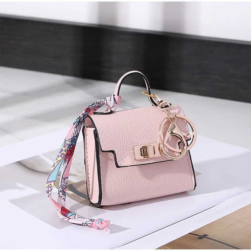 Light Luxury High-end Coin Purses Fashionable Exquisite Bag Accessories New Silk Scarf Bracelet Portable Mini Keychain PendantsT251127