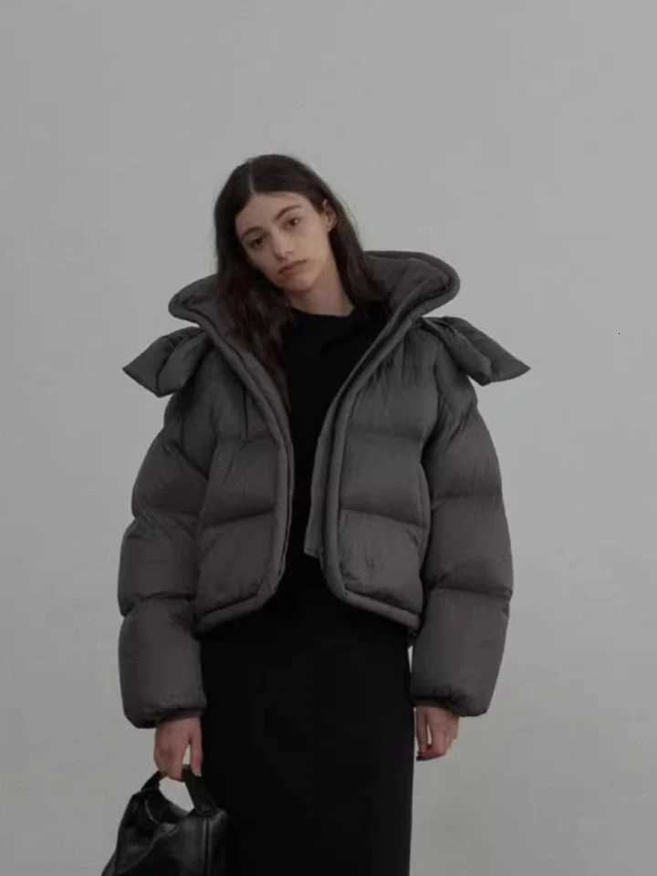 American Y2K Parkas Women Vintage Harajuku Streetwear Warm Winter Puffy Coats Loose Hooded Long Sleeve Thick Bf Hip Hop JacketXJ251127