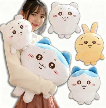 Very Soft Hachiware Plushies Lovely Usagi Pillow Japanese Style Stuffed Anime Kawaii Plush Toy Sofa Bed Back Cushion Gift Girl G251120