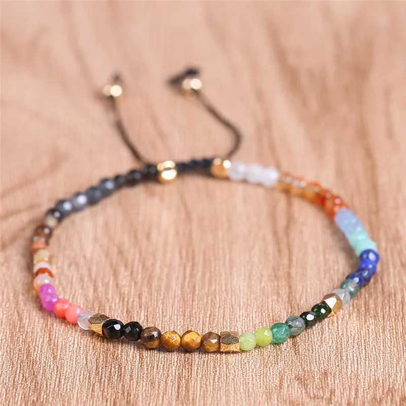 2025 New 3mm Natural LAPis Tiger Eye Stone Handmades for Women Men Adjustable Gift Can Bring Luck C251105