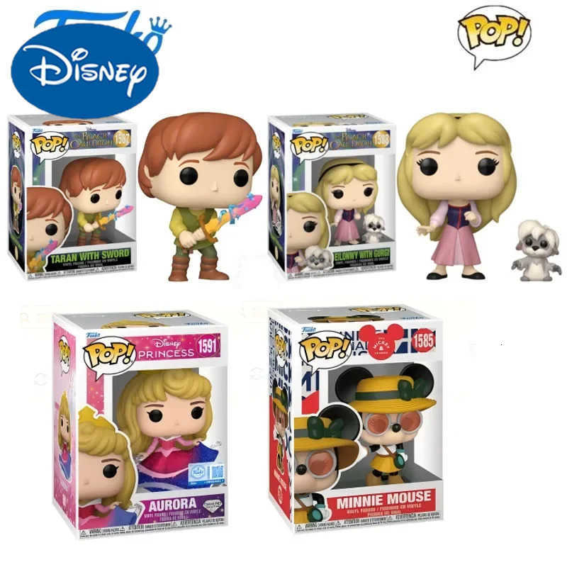 Disney Funko POP Original Anime Figure Eilonwy with Gurgi Action Figure Toys for Boys Girls Gift Collectible Model Ornaments H251127