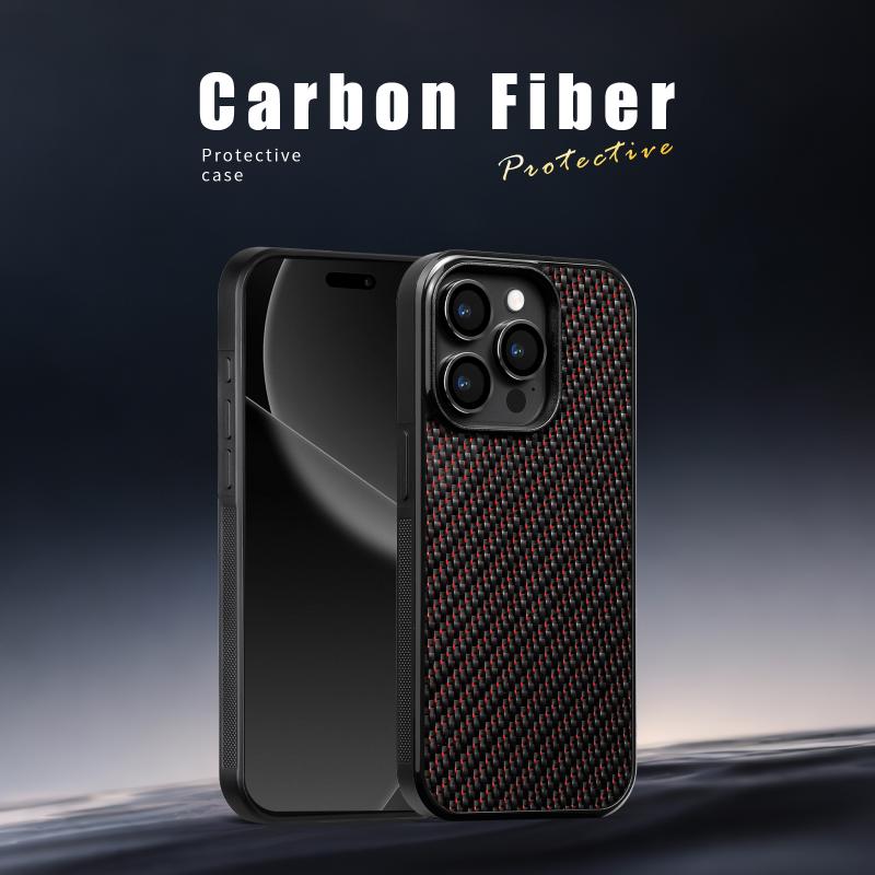 Carbon fiber twill case for iPhone16/15/14/13 pro Max