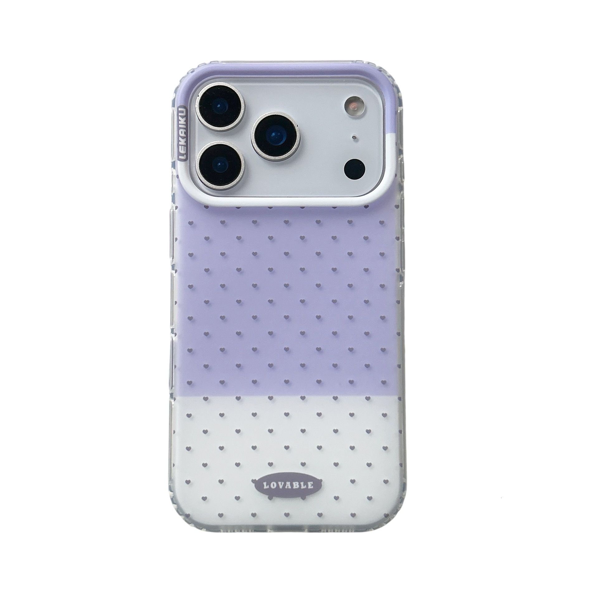 Dopamine Heart Polka Dot iPhone 17 Pro Max Phone Case Compatible Style with Simple Apple 16 Pro 15 Hard
