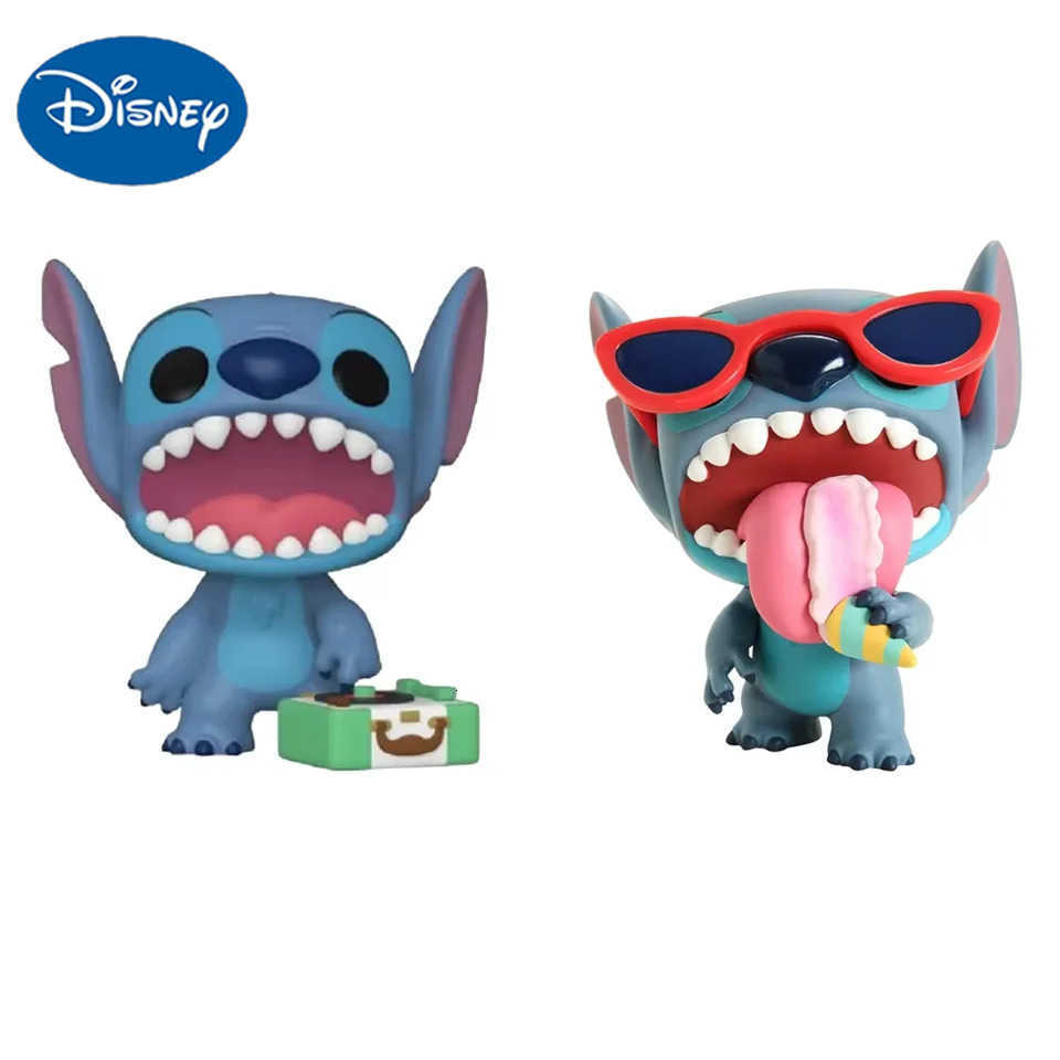 Disney No 1048 Record 636 Summer Stitch Figure Model Toy H251127