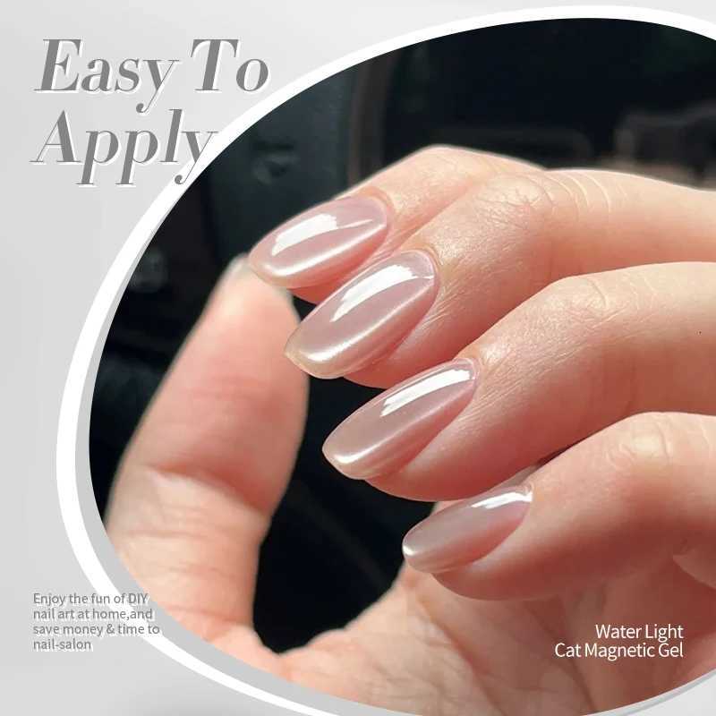 BORN PRETTY 10ml Silver Water Light Cat Magnetic Gel Nail Polish Nail Supplies Vernis Semi Permanent Gel for Fall Winter NailsT251127