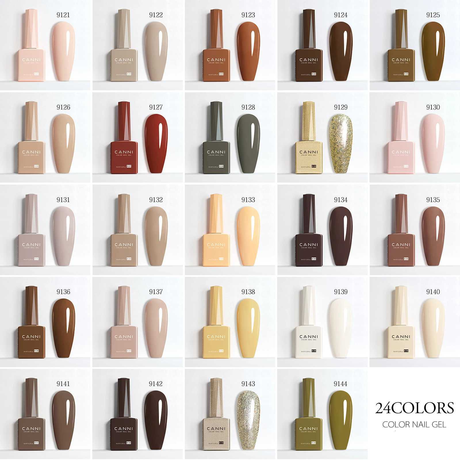 CANNI 9ml Nail Gel Polish Green Color Cat Eye Magnetic Nails Soak Off UV LED Semi Permanent HEMA/TPO FREE Vegan Halal Gel NailsT251127