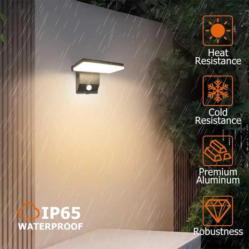 Sensor Outdoor Wall Lamp LED Waterproof IP65 Wall Light Modern Foldable Garden Courtyard Balcony Corridor Porch Indoor LampsM251127