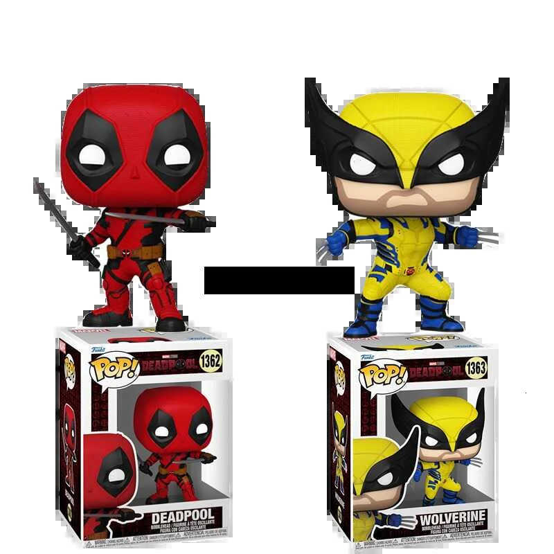 Disney Funko POP Original Deadpool Anime Figure Wolverine Action Figure Toys for Boys Girls Kids Gift Collectible Model Ornaments H251127