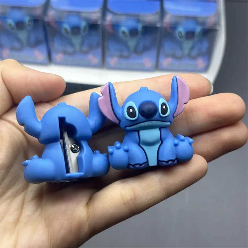 Disney Stitch Pencil Sharpener Cute Anime Cartoon School Supplies Kawaii Pencil Sharpener Student Learning Supplies Holiday Gift H251127